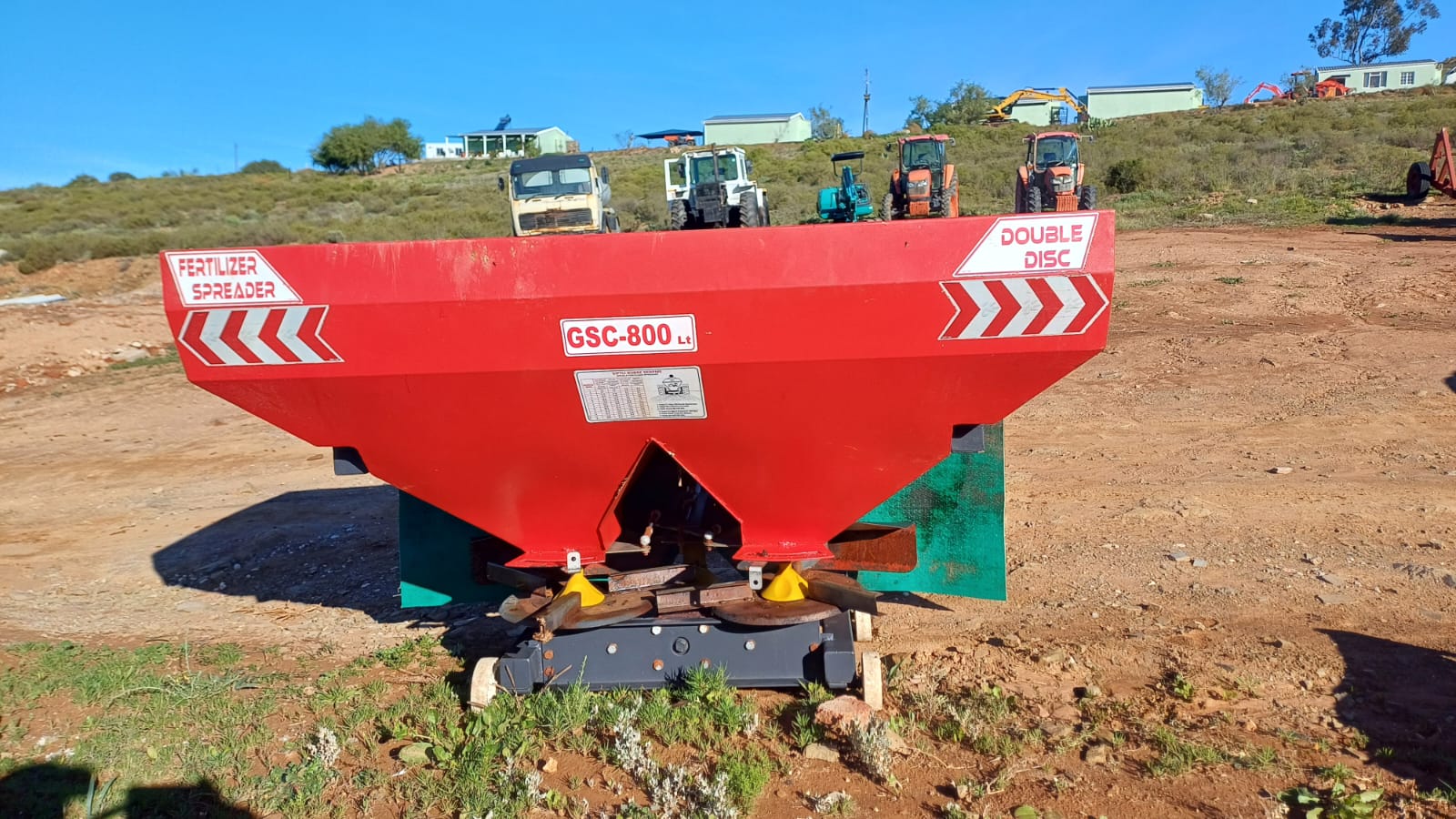 1830c GSC 800L Kunsmis Strooier Double Fertilizer Spreader - Image 1